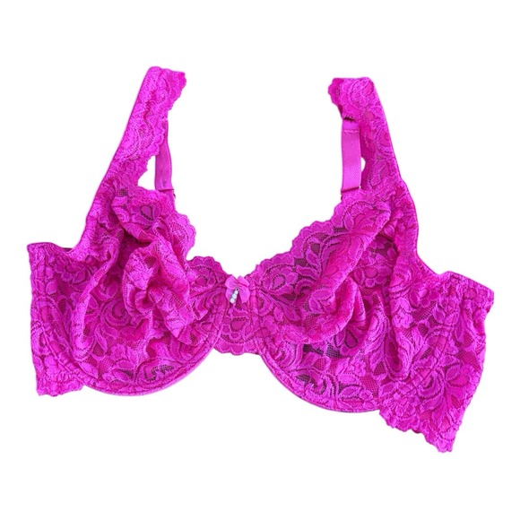 smart & sexy Other - Smart & Sexy Women's Signature Lace Unlined Underwire‎ Bra 40D Hot Pink
